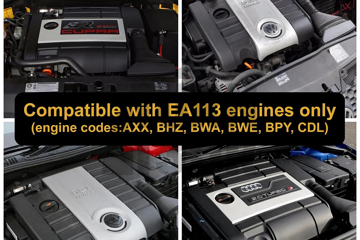 Ramair Imuri Golf 5 GTI:lle, S3 8P:lle, Leon 2 Cupra:lle, Scirocco R:lle ja Golf 6 R 2.0 TFSI:lle