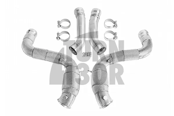 CTS Turbo Hight-Flow Cats Downpipes for Mercedes C63 AMG W205
