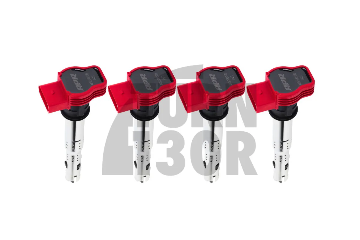 Punaiset sytytystulppapaketit S3 8P / Golf 5 - 6 GTI / Golf 6 R / Leon 2 Cupra 2.0 TFSI EA113 / EA888.1 APR