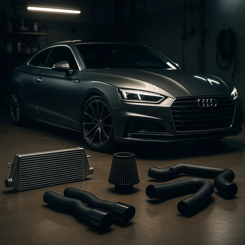 Audi A5 F5 - 2.0 TFSI 252: Tehoa ja suorituskykyä parantavat osat